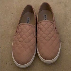 Pink Steve Madden slip ons
